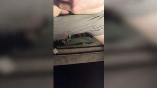 Self care with tiny dildo