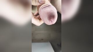 Masturbation and Cum Dripping on the Floor - 9 image