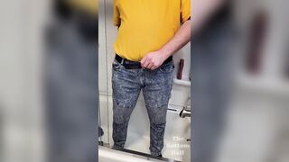 I fill a condom with pee and make it pop in my jeans - 2 image
