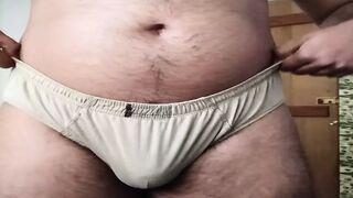 Hairy Black Cock and Underwear Bulge - 1 image