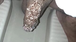 Creamie dick big cock handjob in bathroom enjoy time guy in Pakistani - 5 image
