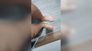 play with feet honey, fill them with cum - 10 image