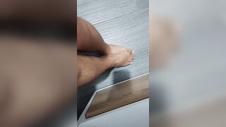play with feet honey, fill them with cum - 2 image