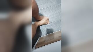 play with feet honey, fill them with cum - 3 image