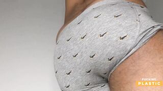 Dick Reveal: BIG BLACK COCK In Tight Underwear - 3 image