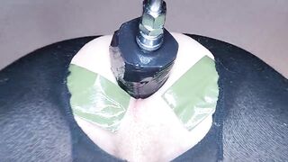 Machine and dildo green tape - 5 image