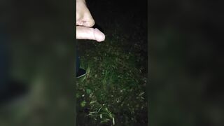 jerkoff Outdoor (with cum) and piss - 6 image