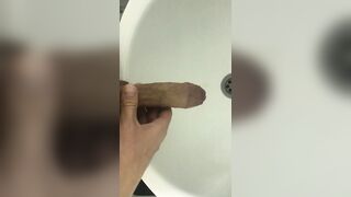 Young Twink Fast Wank And Cum In Bathroom - 1 image