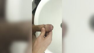 Young Twink Fast Wank And Cum In Bathroom - 6 image