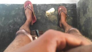 Solo Village Horny Twink Self Masturbating In Bathroom - 8 image
