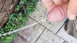 extra long piss outside - 10 image