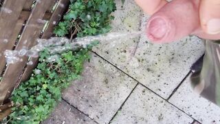 extra long piss outside - 3 image
