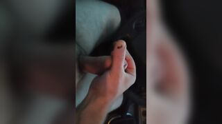 Hot morning jerking in the car