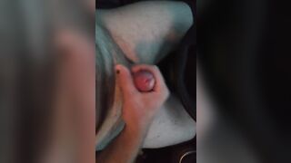 Hot morning jerking in the car