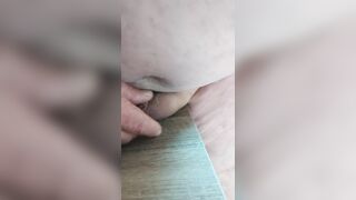 Stripping and fucking the laundry basket