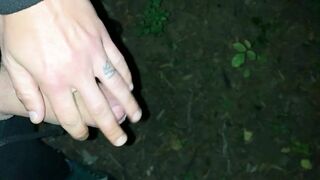 Fucking own hand outdoor and cumshot - 10 image