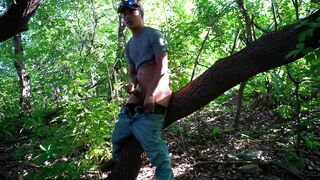 Fit twink cum compilation. Cum in the woods, work shop, and close up - 2 image