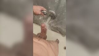 Huge Handsfree Shower Cum - 6 image