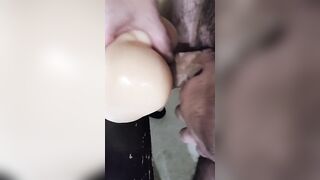 Breaking in my new toy! Its so tight.