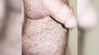 Precum just keeps dripping and oozing out of my cock head as I taste some from time to time and enjoy the sweet taste - 4 image