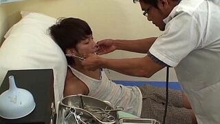 Doctor Barebacks Gay Asian Twink Patient - 1 image