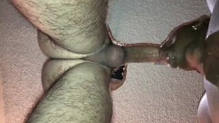 Sexy Latino Guy making me Gag on his Fat Cock! - 1 image