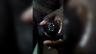 Desi Boy Playing with his Black Cock - 2 image