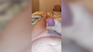 My cock from soft to hard with cumshot - 10 image