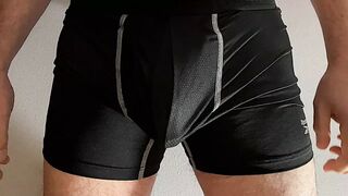 Veiny Cock Bulge In and out of briefs - 1 image