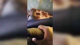Indian black cock Desi on bed masturbating and thinking about fuck a Desi aunty in big boobs for a hard fuck, James bang - 3 image