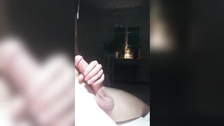 Teen Boy Jerking off and Cumming in Parents Bedroom - 3 image