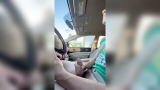 Hot trucker watches me jack off while driving - 5 image