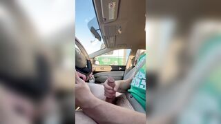 Hot trucker watches me jack off while driving - 6 image