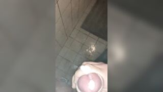 Big cumshot in shower - 9 image