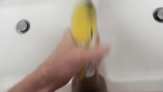 Fucking and Cumming into Banana peel - 6 image