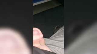 Jacking off my small dick in public - 7 image