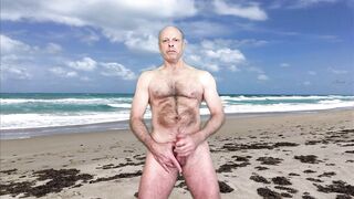 Straight Exhibitiionist's Gay Nude Beach Encounter - 10 image