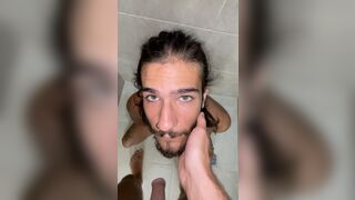 POV: You're a young twink that gets peed on in the shower, golden shower - 1 image