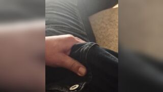 horny in my Jeans and cum - 2 image