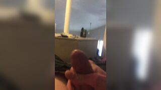 Whitechocolate jacking his dick until he cums - 1 image