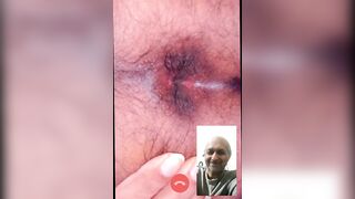 Old man and young boy having a video call fun - 9 image