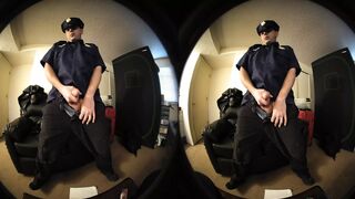 DickHery Jacks Off In 3D While Wearing A Costume Recorded In VR180 - 1 image