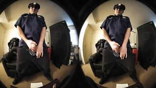 DickHery Jacks Off In 3D While Wearing A Costume Recorded In VR180 - 5 image