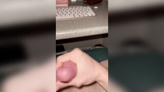 QUICK CUM and jerk at home