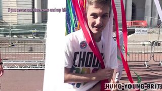 MENTAL FUCK-FRENZY AT CARDIFF PRIDE with Gorgeous cocky Welsh REAL life kick boxer - 2 image