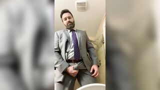 Rex Mathews Ordered to Strip from Suit Bate & Lick Cum off Toilet - 3 image