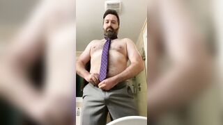 Rex Mathews Ordered to Strip from Suit Bate & Lick Cum off Toilet - 6 image