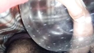 Sexy hairy boy nude monster panis pump like this balloon condom cun - 2 image