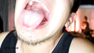 Hot tongues with lots of saliva - 10 image