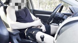 PUBLIC CAUGHT MASTURBATION AND CUMMING - 7 image